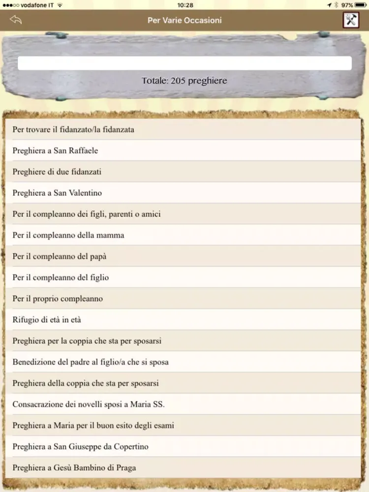 Ảnh chụp màn hình của Le Mie Preghiere - più di mille orazioni - una preghiera per ogni occasione iPad 