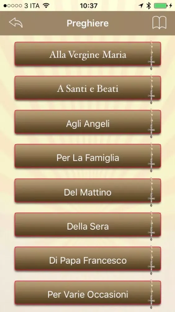 Ảnh chụp màn hình của Le Mie Preghiere - più di mille orazioni - una preghiera per ogni occasione