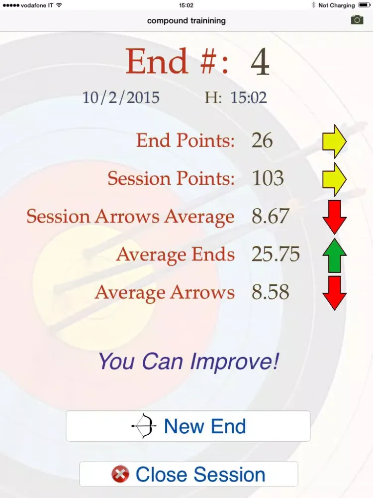 Screenshot di My Archery Stats - scores and statistics for archery iPad 