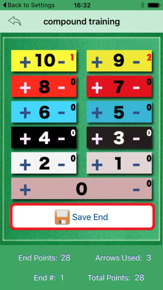 Screenshot di My Archery Stats - scores and statistics for archery