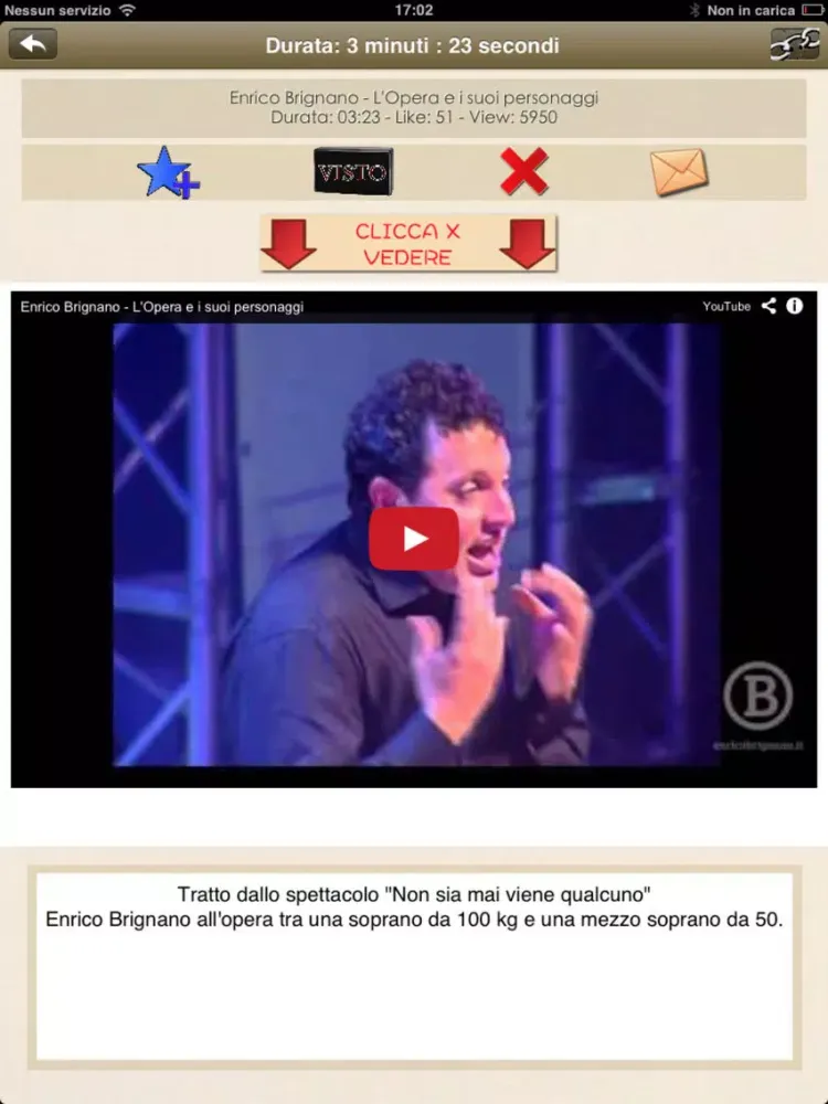 ภาพหน้าจอของ Video Comici Italiani iPad 