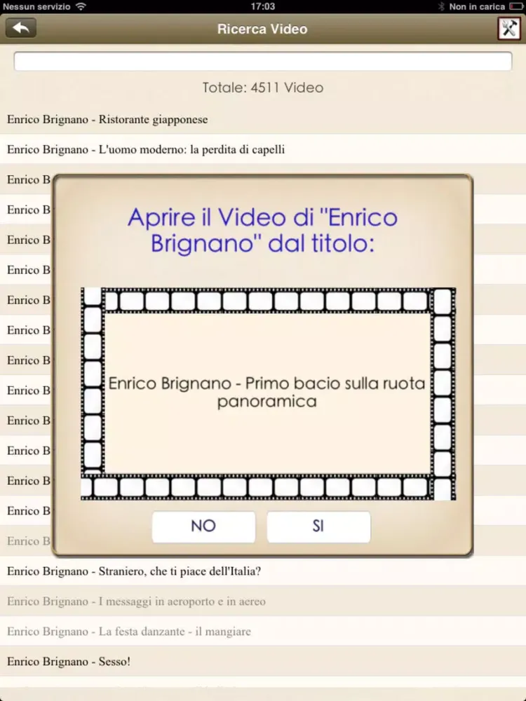 ภาพหน้าจอของ Video Comici Italiani iPad 