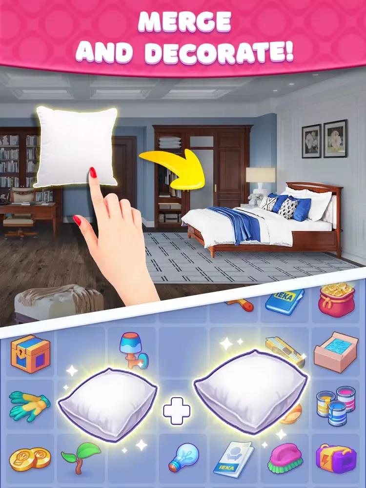 Capturas de tela do House Merge: makeover master iPad 