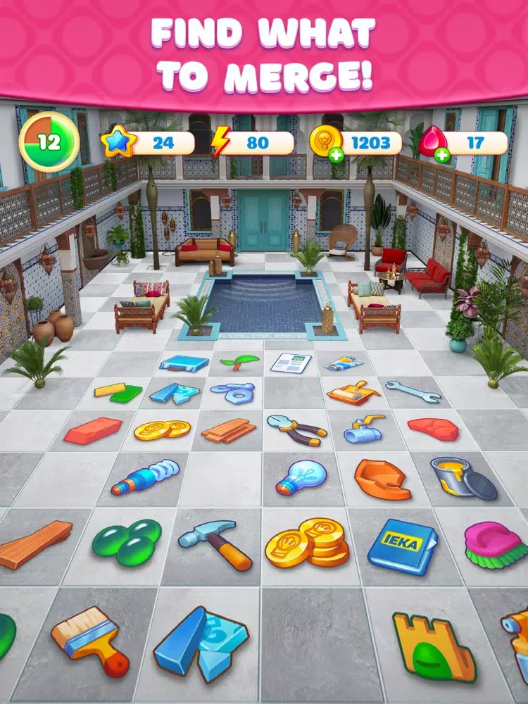 Capturas de tela do House Merge: makeover master iPad 