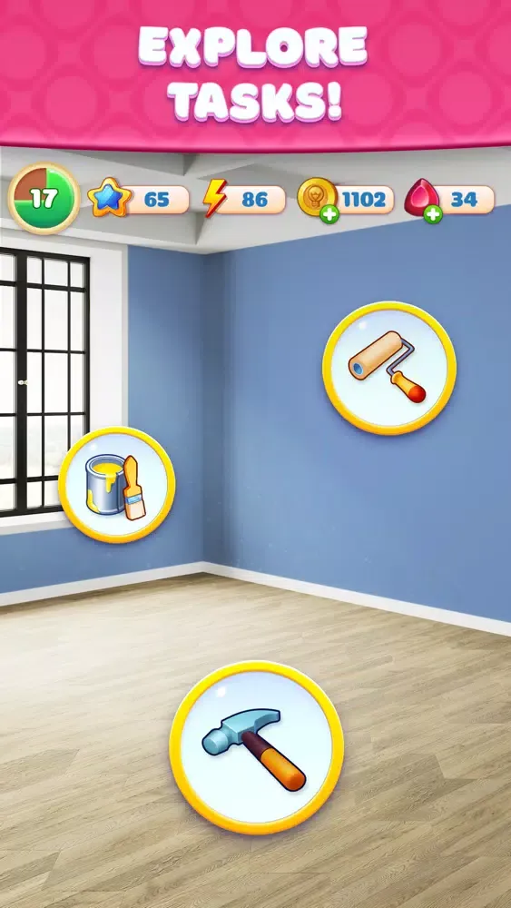Capturas de tela do House Merge: makeover master