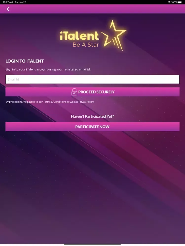 iTalent - Be A Star iPad  Screenshots