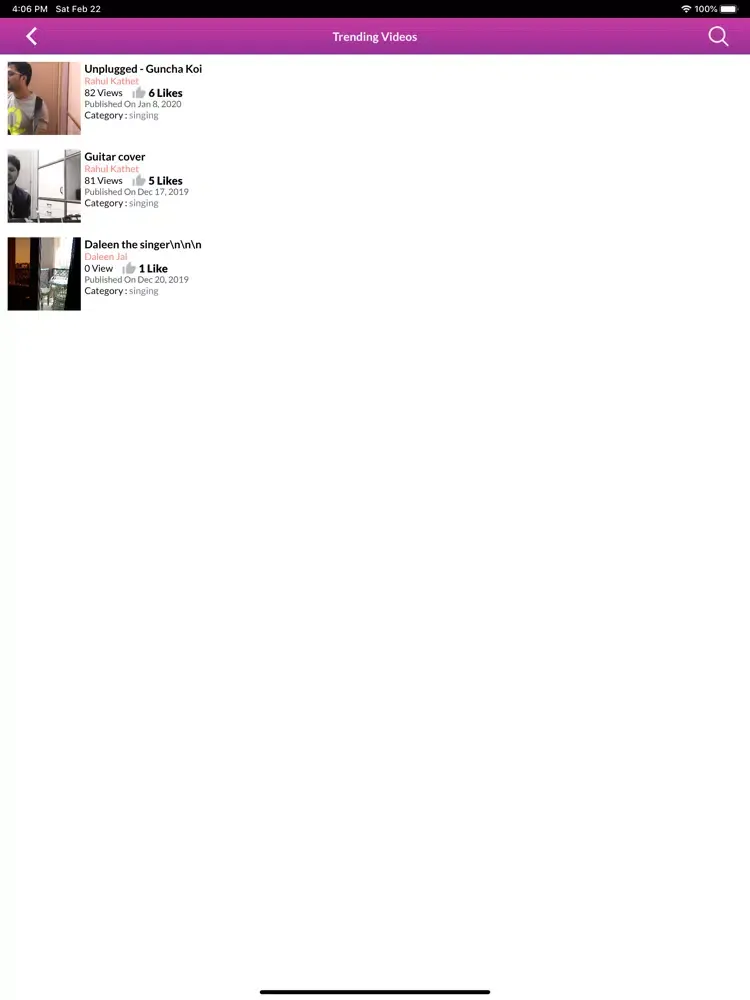 iTalent - Be A Star iPad  Screenshots