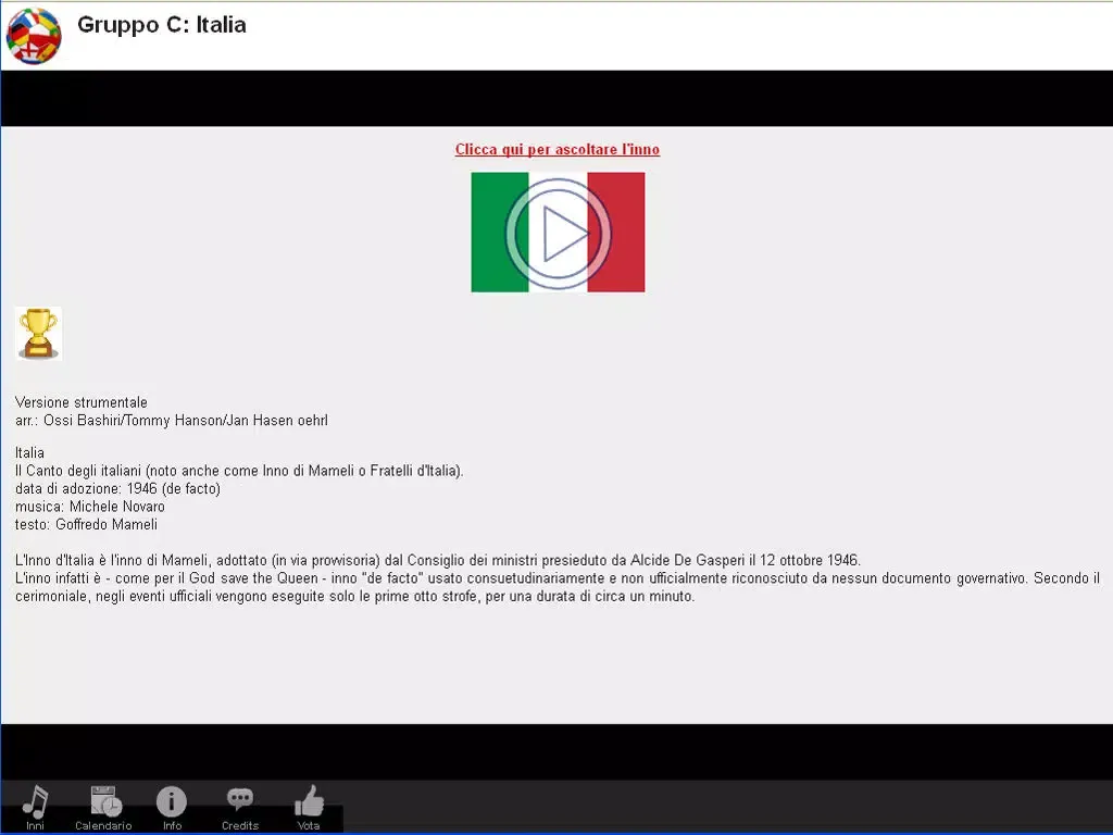 Euro Anthems and Flags iPad  Screenshots