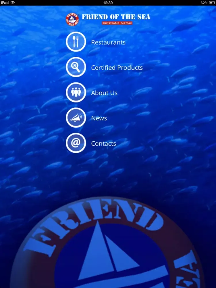 Capturas de tela do Find Friend Of the Sea Seafood iPad 