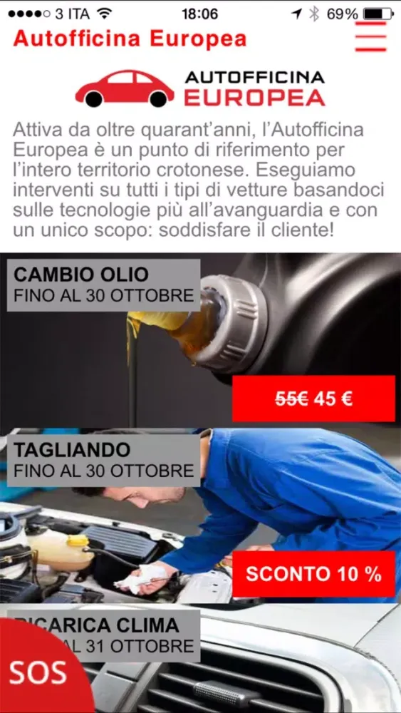 Captures d'écran de Autocarrozzeria Europea