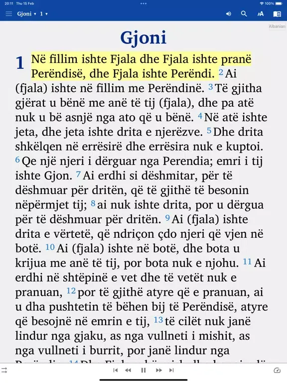 Albanian English Italian iPad  스크린샷