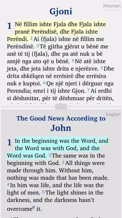 Albanian English Italian 스크린샷