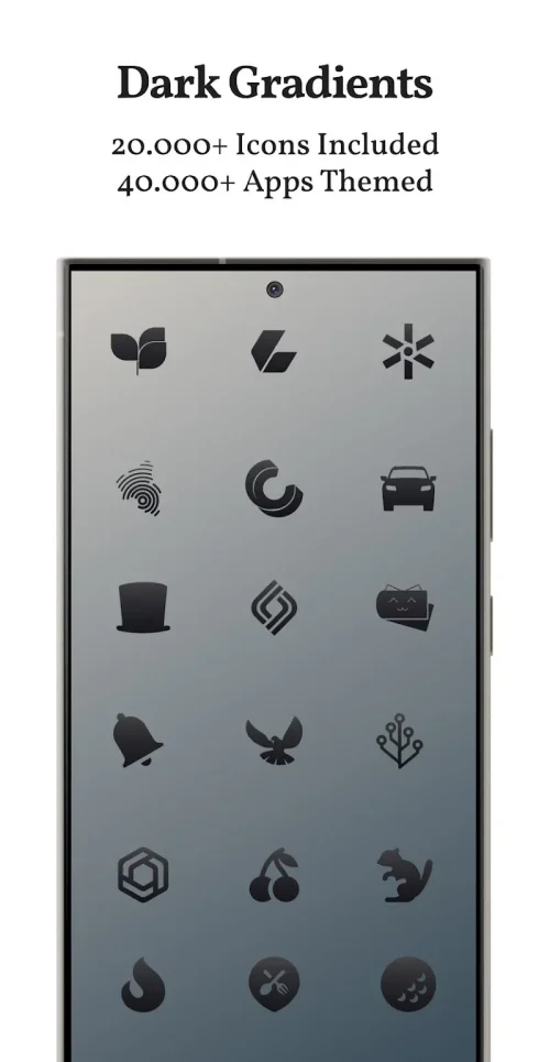 Dark Shapeless Icon Pack-screenshot-2