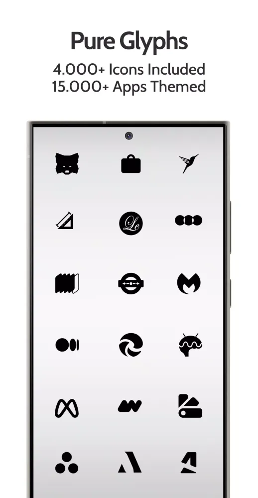 Pure Essence Black Icon Pack 스크린샷