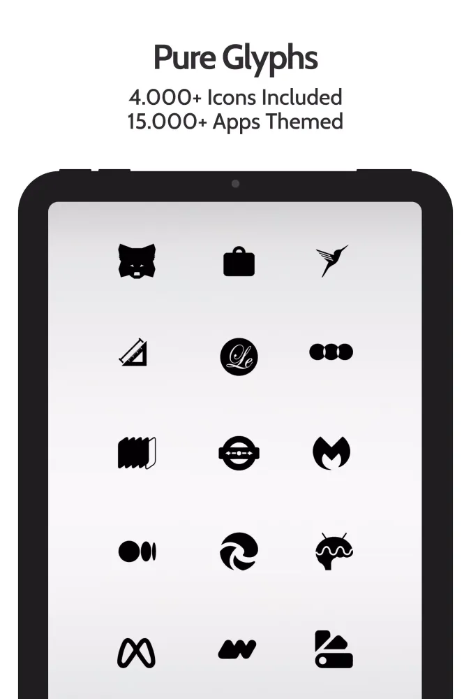 Pure Essence Black Icon Pack 스크린샷