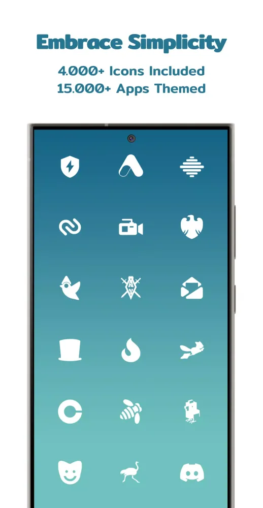 Simply Minimal White Icon Pack Ekran Görüntüleri