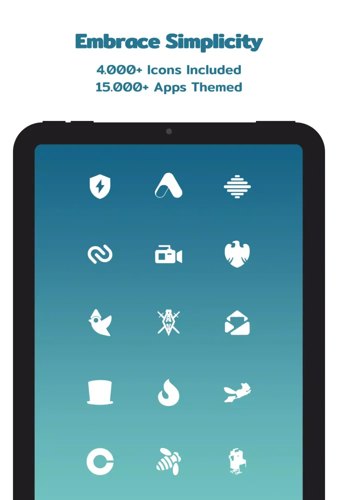 Simply Minimal White Icon Pack Ekran Görüntüleri