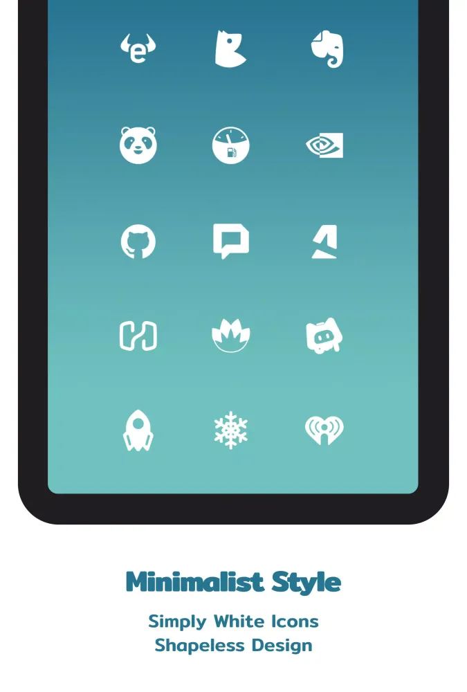 Simply Minimal White Icon Pack Ekran Görüntüleri