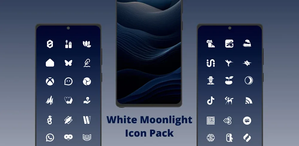 White Moonlight - Icon Pack