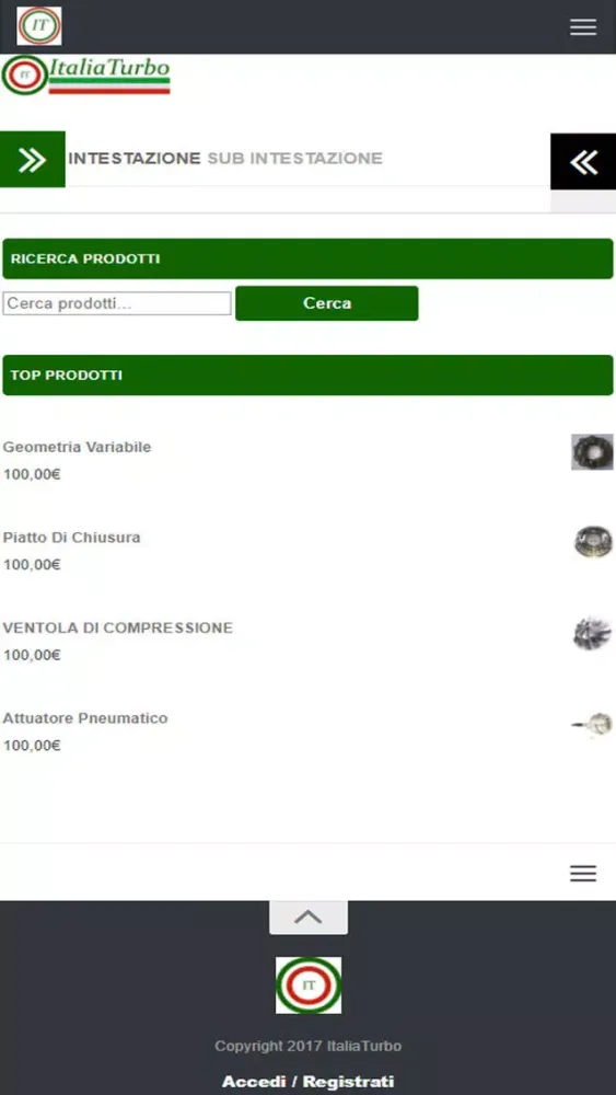 Screenshot di ItaliaTurbo