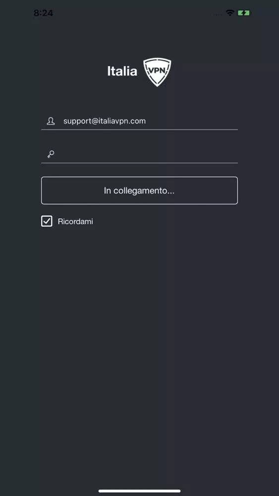 ItaliaVPN स्क्रीनशॉट