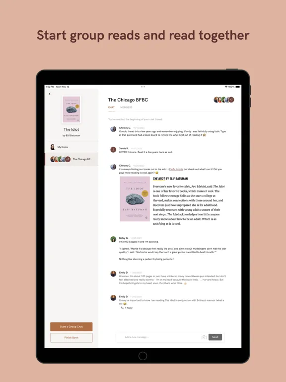 Italic Type: Easy Book Tracker iPad  Screenshots