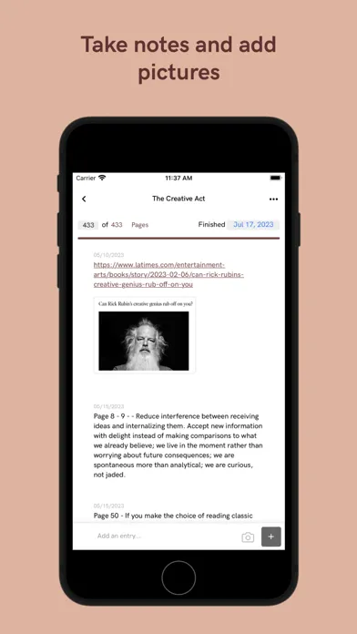 Italic Type: Easy Book Tracker Screenshots