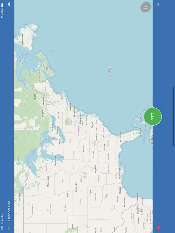 Captures d'écran de iTALKPTT USA iPad 