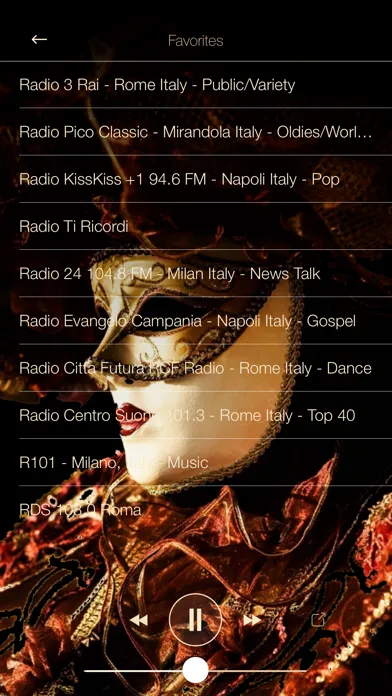 Italian Music Radio ONLINE da Roma Ekran Görüntüleri