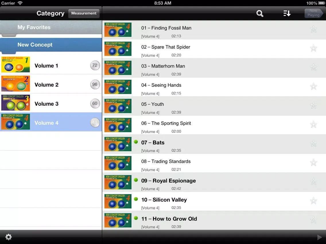 Capturas de pantalla de English Listening Time - New Concept English All in One iPad 