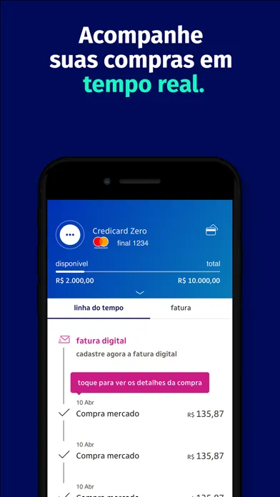 Credicard cartão de crédito スクリーンショット