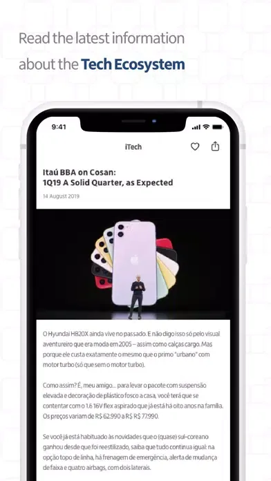 Captures d'écran de Mind Itaú BBA