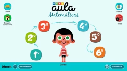 Tangkapan layar Aula Matemáticas
