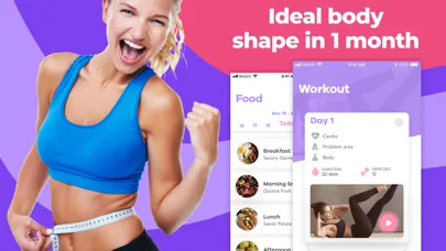 Ảnh chụp màn hình của Perfect U: weightloss fitness