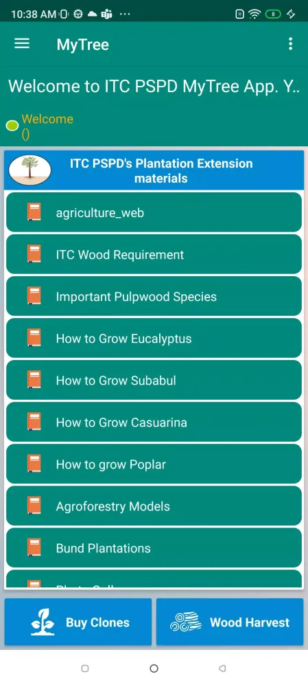 Capturas de pantalla de ITC PSPD MyTree