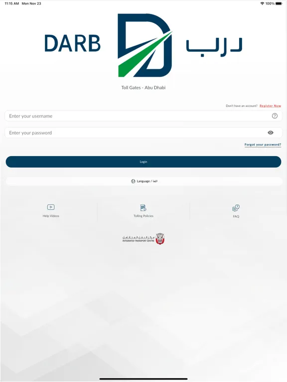 Screenshot di DARB iPad 