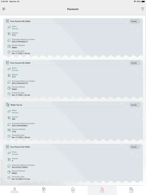 Screenshot di DARB iPad 