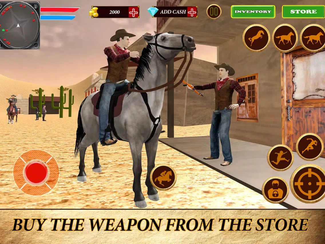 ภาพหน้าจอของ Wild West Gunfighters iPad 
