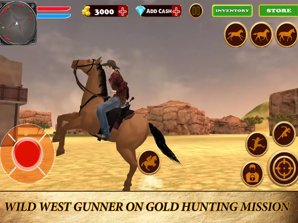 ภาพหน้าจอของ Wild West Gunfighters iPad 
