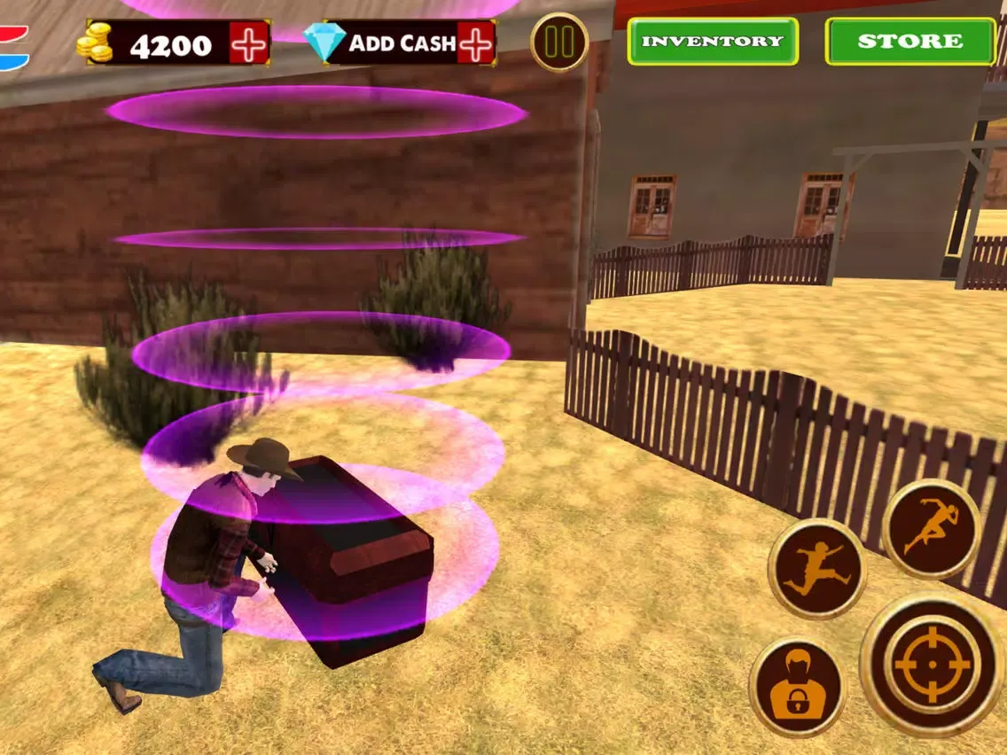 ภาพหน้าจอของ Wild West Gunfighters iPad 