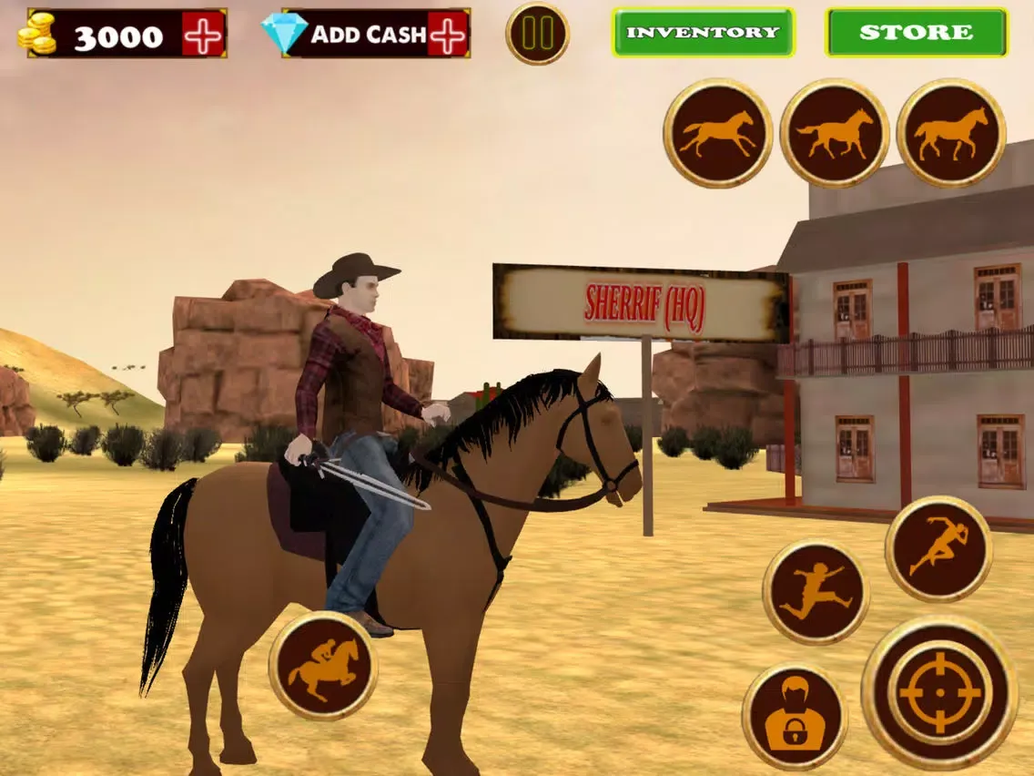 ภาพหน้าจอของ Wild West Gunfighters iPad 