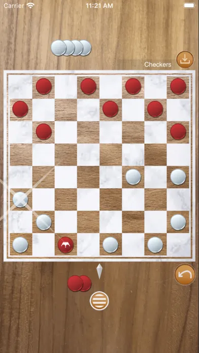 Captures d'écran de Checkers game