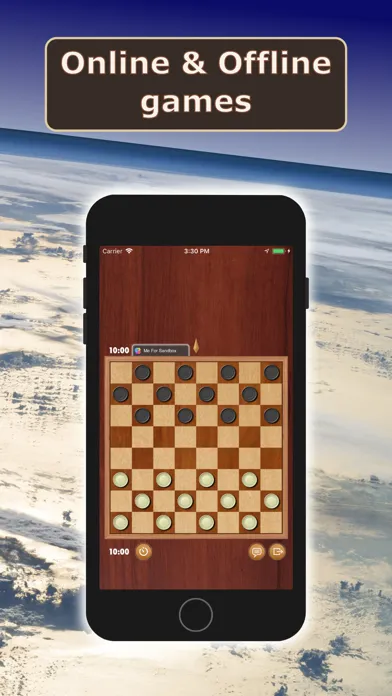 Captures d'écran de Checkers game