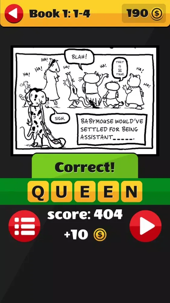 Babymouse - Pop the Pic Word Puzzle Game Screenshots