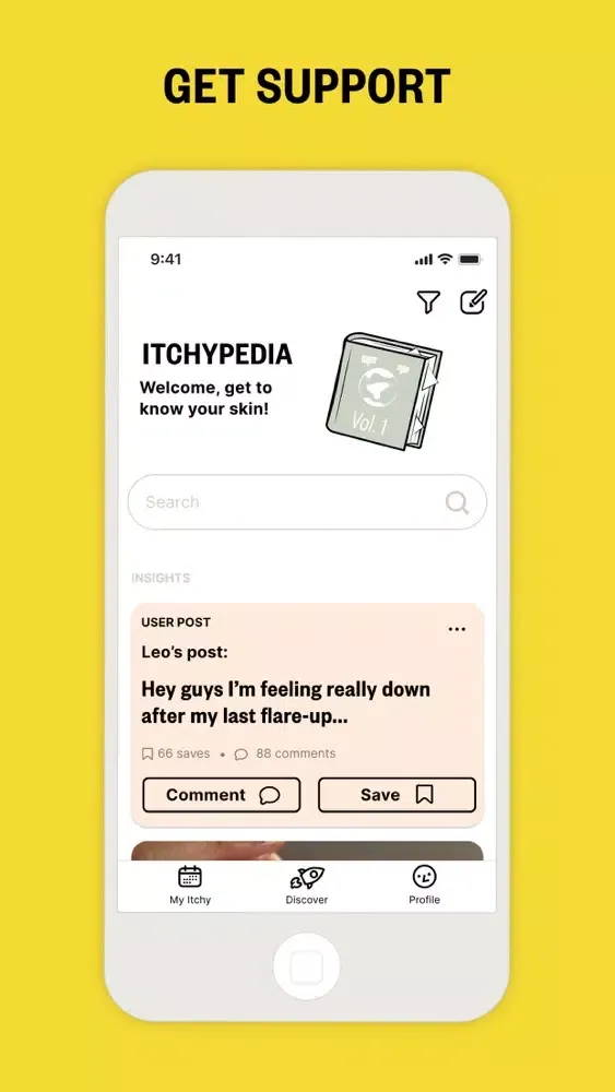 Captures d'écran de ITCHY - Psoriasis & Eczema