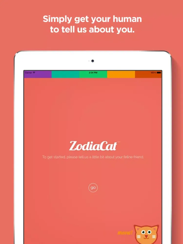 Tangkapan skrin ZodiaCat iPad 