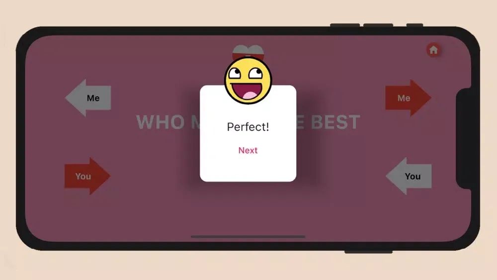 Capturas de tela do Couple's Quiz