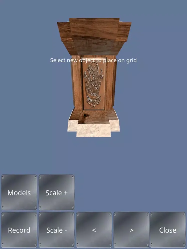 Ảnh chụp màn hình của AR Creator Library iPad 