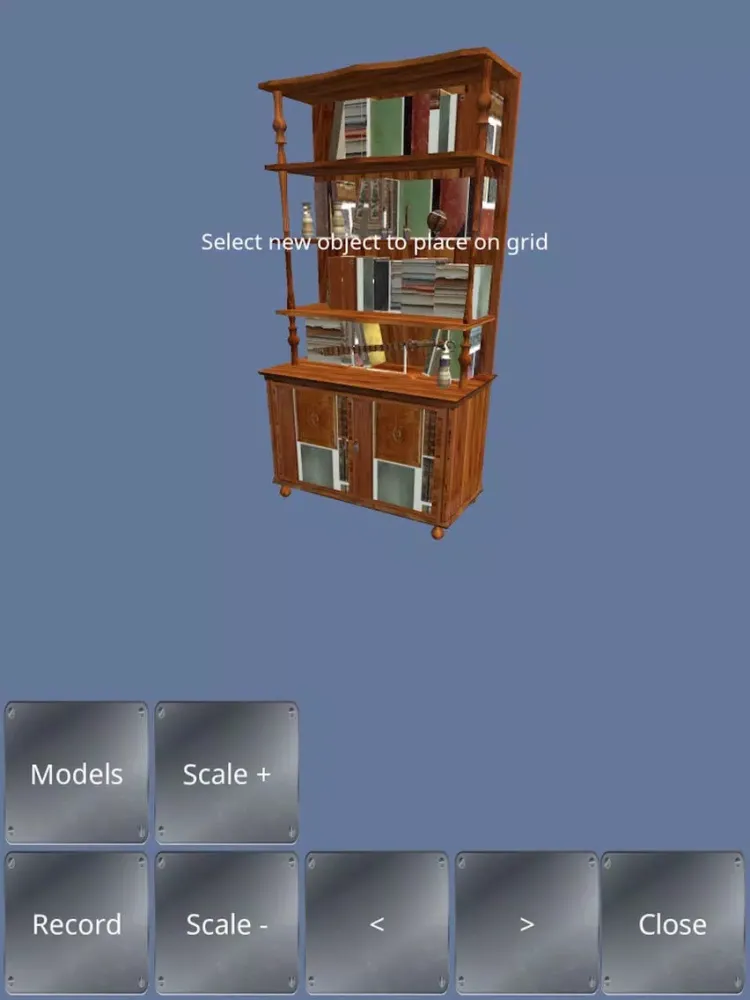 Ảnh chụp màn hình của AR Creator Library iPad 