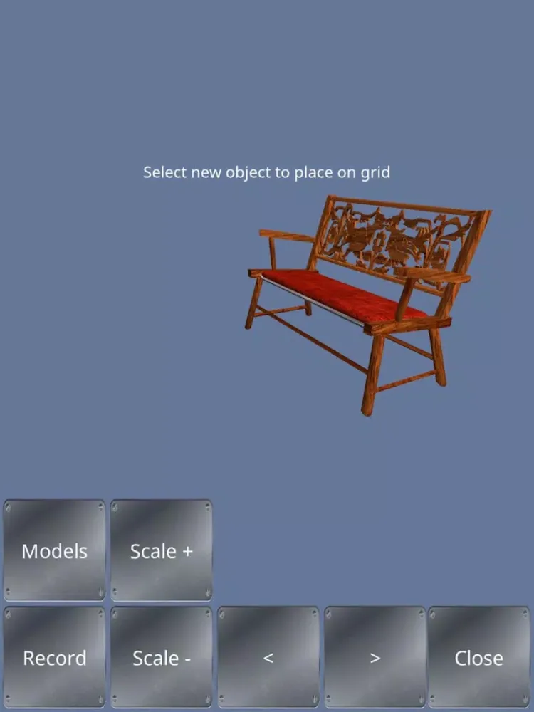 Ảnh chụp màn hình của AR Creator Library iPad 